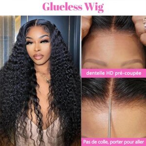 28 30 32 inch Glueless wig perruque cheveux humain brésiliens solde perruque bouclées cheveux humain perruque cheveux humain sans colle perruque sans colle ni gel livraison 3 jours france perruque bouclées