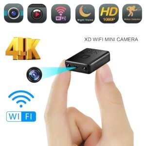 4K Full HD 1080P Mini IP Cam XD WiFi Vision Nocturne Caméra IR-CUT Détection de Mouvement Sécurité Caméscope HD Enregistreur Vidéo